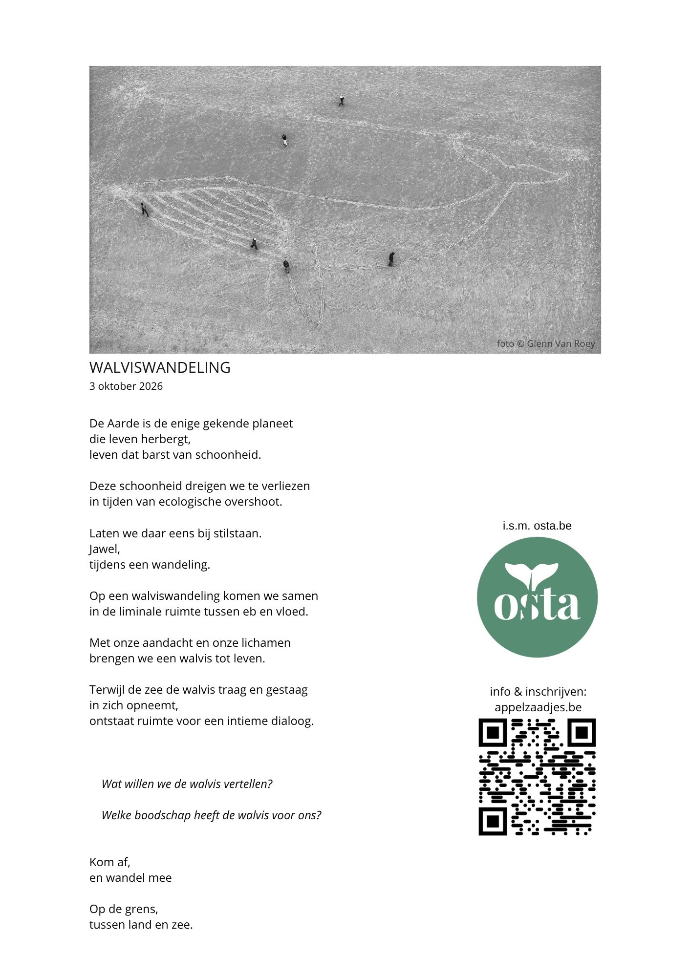 Affiche Walviswandeling